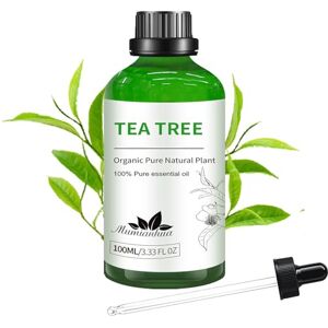 Mumianhua Tea Tree Oil, 100ml Natural Aromatherapy Tea Tree Essential Oil for Skin, Hair, Nail, Acne, Cleaning, Soaps, and Candles Making Mumianhua Tea Tree Oil, 100ml Natural Aromatherapy Tea Tree Essential Oil for Skin, Hair, Nail, Acne, Cleaning, Soaps, and Candles Making