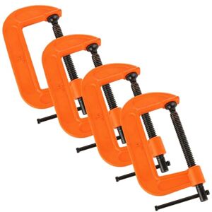 ASelected 4Pcs G Clamp 4Inch (100Mm) Heavy Duty Screw G-Clamps- Industrial Strength C Clamp Set for Woodworking Welding Building Automotive Repair 4-Inch Jaw Opening(Orange) ASelected 4Pcs G Clamp 4Inch (100Mm) Heavy Duty Screw G-Clamps- Industrial Strength C Clamp Set for Woodworking Welding Building Automotive Repair 4-Inch Jaw Opening(Orange)