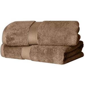 Superior 900 Gram 100% Premium Long-Staple Combed Cotton 2-Piece Bath Towel Set, Latte Superior 900 Gram 100% Premium Long-Staple Combed Cotton 2-Piece Bath Towel Set, Latte
