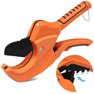 AIRAJ Reatcheting Tube Cutter for Cutting PVC, PEX, PPR Rubber Hose and Plumbing Pipe up to 2-1/2 in. Ideal Pipe Cutter for Home Working and Plumbers AIRAJ Reatcheting Tube Cutter for Cutting PVC, PEX, PPR Rubber Hose and Plumbing Pipe up to 2-1/2 in. Ideal Pipe Cutter for Home Working and Plumbers