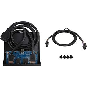 Qtynudy 3.5'' 2 USB3.0 A Hub + HD Audio to 20Pin Header Floppy Front Drive Panel Qtynudy 3.5'' 2 USB3.0 A Hub + HD Audio to 20Pin Header Floppy Front Drive Panel