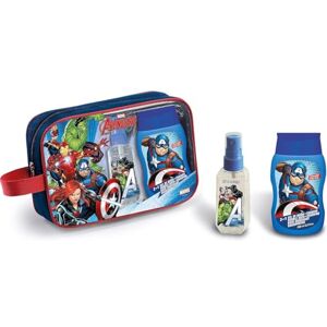 Lorenay Marvel Avengers Toiletry Bag with 2-in-1 Bubble Bath & Shampoo (200ml) and Eau de Toilette (90ml) Natural Perfume Spray for Kids Lorenay Marvel Avengers Toiletry Bag with 2-in-1 Bubble Bath & Shampoo (200ml) and Eau de Toilette (90ml) Natural Perfume Spray for Kids