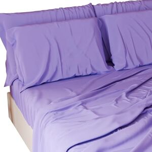 PETTI Artigiani Italiani Cotton Double Duvet Cover Set, Purple, 100% Made in Italy PETTI Artigiani Italiani Cotton Double Duvet Cover Set, Purple, 100% Made in Italy
