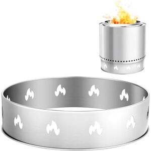 VEVOR Fire Pit Stand for Solo Stove Bonfire, 49.5 cm Smokeless Fire Pit Ring, Stainless Steel Fireplace Stove Ranger Support Frame Accessory, Portable Outdoor Camping Holder Tools for Fireplace VEVOR Fire Pit Stand for Solo Stove Bonfire, 49.5 cm Smokeless Fire Pit Ring, Stainless Steel Fireplace Stove Ranger Support Frame Accessory, Portable Outdoor Camping Holder Tools for Fireplace