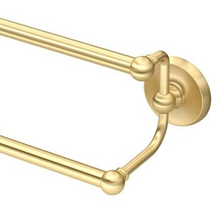 Gatco 24" Double Towel Bar, Brushed Brass, 24 Inch Gatco 24" Double Towel Bar, Brushed Brass, 24 Inch