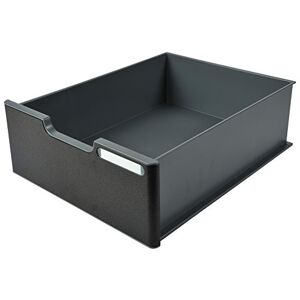 Exacompta Ref 338714D Modulodoc Drawer Black Front Panel for Jumbo Cases Inserts via Rail System, Smooth Drawer Stop, Label Holder Mouse Grey/Black Exacompta Ref 338714D Modulodoc Drawer Black Front Panel for Jumbo Cases Inserts via Rail System, Smooth Drawer Stop, Label Holder Mouse Grey/Black