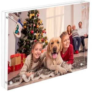 NIUBEE Acrylic Photo Frame 8x10 Plexiglass Magnetic Picture Frame Desktop Display with Gift Box Package (30mm Thickness) NIUBEE Acrylic Photo Frame 8x10 Plexiglass Magnetic Picture Frame Desktop Display with Gift Box Package (30mm Thickness)