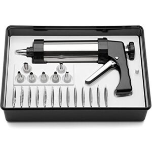 Weis Icing and Biscuit Set, Stainless Steel, Silver/Black, 25 x 15 x 5 cm Weis Icing and Biscuit Set, Stainless Steel, Silver/Black, 25 x 15 x 5 cm