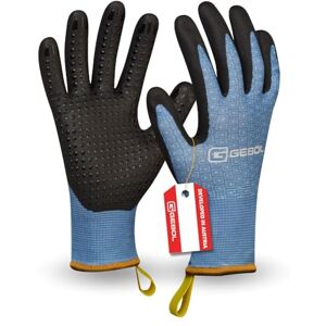 Gebol Allium 1 Pair Size XXXS (Size 4) Children's Gardening Gloves with Touch Function Breathable & Moisture Resistant for Children 4-7 Years Blue Gebol Allium 1 Pair Size XXXS (Size 4) Children's Gardening Gloves with Touch Function Breathable & Moisture Resistant for Children 4-7 Years Blue