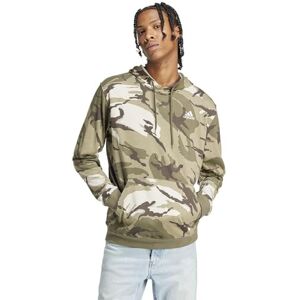 adidas Men's Seasonal Essentials Camouflage Hoodie, olive strata, S adidas Men's Seasonal Essentials Camouflage Hoodie, olive strata, S
