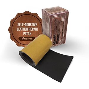 MastaPlasta Original Self-Adhesive Leather Repair Patch Black 150 x 10 cm (60 x 4in). Instant Upholstery-Quality Scratch and Tear Repair for Sofas, Car Seats, DIY, Craft MastaPlasta Original Self-Adhesive Leather Repair Patch Black 150 x 10 cm (60 x 4in). Instant Upholstery-Quality Scratch and Tear Repair for Sofas, Car Seats, DIY, Craft
