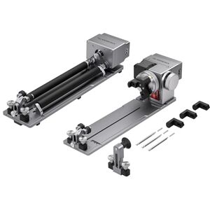 ATOMSTACK R8 Pro Rotary Roller Chuck, Precision Rotary Unit for Spheres, Cylinders, and Irregular Objects, Compatible with P1/K2/A5/A10/A20 Pro Engraving Machine, Includes Stand Feet ATOMSTACK R8 Pro Rotary Roller Chuck, Precision Rotary Unit for Spheres, Cylinders, and Irregular Objects, Compatible with P1/K2/A5/A10/A20 Pro Engraving Machine, Includes Stand Feet