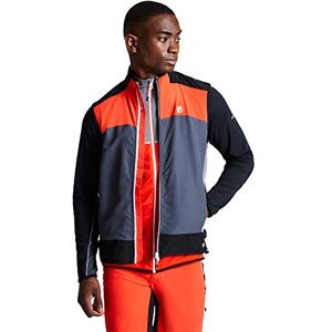 Regatta Dare2b Aptile Ilus Softshell Woven Stretch Polyester Fabric with Centre Front Ripstop Textured Panels Vest Jackets Ebony/Trailblaze, Small Regatta Dare2b Aptile Ilus Softshell Woven Stretch Polyester Fabric with Centre Front Ripstop Textured Panels Vest Jackets Ebony/Trailblaze, Small