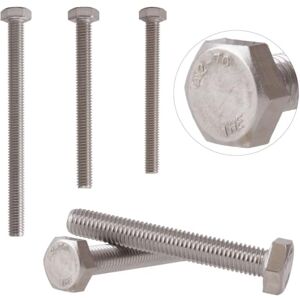 AHC 5053440612192 A2 Stainless Steel Fully Threaded Hex Bolt (Setscrew) M8 8mm x 60mm (Pack of 25) AHC 5053440612192 A2 Stainless Steel Fully Threaded Hex Bolt (Setscrew) M8 8mm x 60mm (Pack of 25)