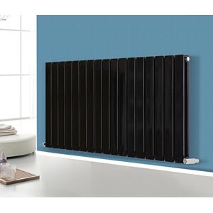 Manufactured for NRG NRG Designer Radiator Black 600x1156 Flat Double Panel Central Heating Rads Manufactured for NRG NRG Designer Radiator Black 600x1156 Flat Double Panel Central Heating Rads