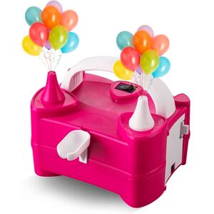 Scott Electric Balloon Pump with Dual Nozzle, Portable Balloon Inflator 220v-240v 600w, Electric Air Pump for Birthdays, Parties, Wedding and Event Decorations (PINK) Scott Electric Balloon Pump with Dual Nozzle, Portable Balloon Inflator 220v-240v 600w, Electric Air Pump for Birthdays, Parties, Wedding and Event Decorations (PINK)