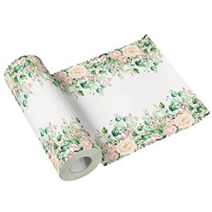 PAW Decor Collection PAW Tablerunner made of Airlaid (40 cm x 24 m) I Tabledecoration for communion, confirmation, wedding, birthday, garden party, baptism I Tabletape flowers, leaves I Color: floral moments PAW Decor Collection PAW Tablerunner made of Airlaid (40 cm x 24 m) I Tabledecoration for communion, confirmation, wedding, birthday, garden party, baptism I Tabletape flowers, leaves I Color: floral moments