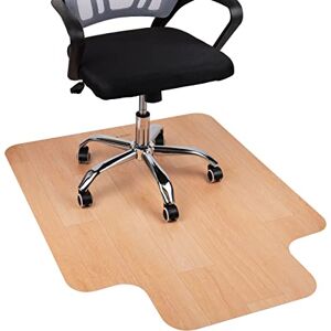 Mind Reader Office Chair Mat for Hardwood Floors, Under Desk Floor Protector, Rolling, PVC, 47.5 x 35.5, Woodtone Mind Reader Office Chair Mat for Hardwood Floors, Under Desk Floor Protector, Rolling, PVC, 47.5 x 35.5, Woodtone