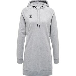 hummel hmlMOVE Grid Cotton Sweatdress, Grey Melange hummel hmlMOVE Grid Cotton Sweatdress, Grey Melange