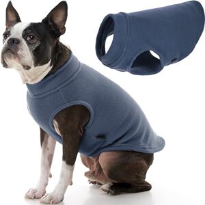 GOOBY Stretch Fleece Vest, Pullover Fleece Vest Jacket Sweater for Dogs, Indigo Blue, Large GOOBY Stretch Fleece Vest, Pullover Fleece Vest Jacket Sweater for Dogs, Indigo Blue, Large