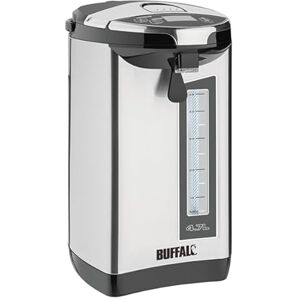 Buffalo Hands Free Electric Airpot 4.7Ltr Coffee, Hot Drink Dispenser Hands-free dispensing, Automatic Boil, Safety lock HF155 Buffalo Hands Free Electric Airpot 4.7Ltr Coffee, Hot Drink Dispenser Hands-free dispensing, Automatic Boil, Safety lock HF155