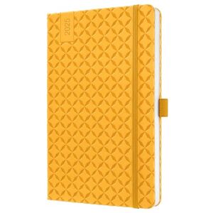 Sigel J5117 Jolie Weekly Planner 2025, hardcover, 13,5 x 20,3 cm, 174 Pages, Yellow Sigel J5117 Jolie Weekly Planner 2025, hardcover, 13,5 x 20,3 cm, 174 Pages, Yellow