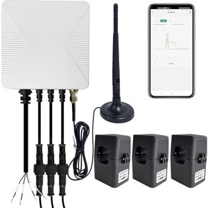 OWON 1 or 3 Phase Tuya Wi-Fi Bi-Directional Energy Monitor,Smart Home Power Monitor with 3 * 300A Clamp, Track Electricity in Real Time, Solar/Net Metering OWON 1 or 3 Phase Tuya Wi-Fi Bi-Directional Energy Monitor,Smart Home Power Monitor with 3 * 300A Clamp, Track Electricity in Real Time, Solar/Net Metering