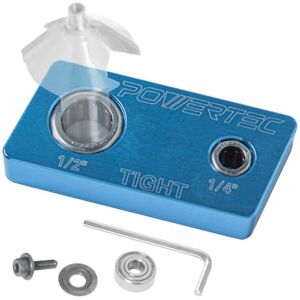 POWERTEC 71974 Magnetic Router Bit Vise 1/4" & 1/2" Shank with One-Way Bearing for Easy Bearing Changes, Cleaning & Sharpening Router Bit Holder Vice POWERTEC 71974 Magnetic Router Bit Vise 1/4" & 1/2" Shank with One-Way Bearing for Easy Bearing Changes, Cleaning & Sharpening Router Bit Holder Vice