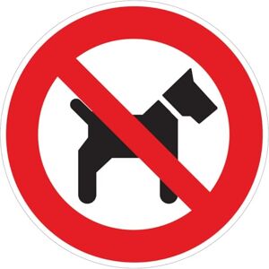 Ambiance Sticker Laminated Laminated Water and UV Resistant Signs for Dogs and Cats Round 20 cm Ambiance Sticker Laminated Laminated Water and UV Resistant Signs for Dogs and Cats Round 20 cm