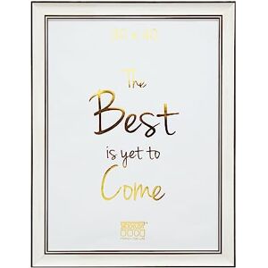 Deknudt Frames S46XF1 Photo Frame 30 x 40 cm Resin White Deknudt Frames S46XF1 Photo Frame 30 x 40 cm Resin White