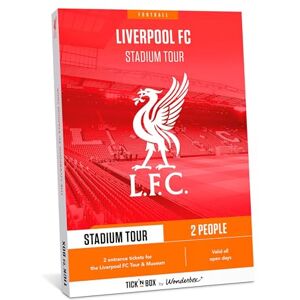 Tick&Box Gift Box Liverpool Stadium Tour for 2 Visit The Home of Football Soccer Gift Experience for Liverpool Fans Anfield Stadium Valid for 2 Years Tick&Box Gift Box Liverpool Stadium Tour for 2 Visit The Home of Football Soccer Gift Experience for Liverpool Fans Anfield Stadium Valid for 2 Years