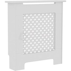 Vida Designs Oxford Radiator Cover – Traditional Cross Pattern, White, MDF, Stylish Design, Heat Efficient, Small, (H 82 x W 78 x D 19 cm) Vida Designs Oxford Radiator Cover – Traditional Cross Pattern, White, MDF, Stylish Design, Heat Efficient, Small, (H 82 x W 78 x D 19 cm)