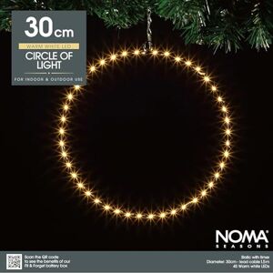 Noma Circle of Light with 90 Warm White LED's, 60 cm (Pack of 1) Noma Circle of Light with 90 Warm White LED's, 60 cm (Pack of 1)
