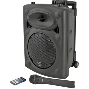 QTX QRPA Portable PA Speaker System with Bluetooth, TWS Stereo, UHF Wireless Microphone, USB/SD/FM Media Player, Rechargeable Battery, Trolley, Compact Wireless Amplifier for Events & Parties QTX QRPA Portable PA Speaker System with Bluetooth, TWS Stereo, UHF Wireless Microphone, USB/SD/FM Media Player, Rechargeable Battery, Trolley, Compact Wireless Amplifier for Events & Parties