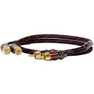 Dynavox Perfect Sound Stereo RCA Cable, Gold-Plated Contacts, Suitable for Audio Devices with RCA Connections such as Amplifiers, CD Players, AV Receivers, Colour Black/Red, Length 0.5 m Dynavox Perfect Sound Stereo RCA Cable, Gold-Plated Contacts, Suitable for Audio Devices with RCA Connections such as Amplifiers, CD Players, AV Receivers, Colour Black/Red, Length 0.5 m