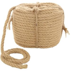 ASelected 30M X 10Mm Natural Jute Rope Sisal Rope For Cat Scratcher or Garden Bundling, Repair Cat Tree ASelected 30M X 10Mm Natural Jute Rope Sisal Rope For Cat Scratcher or Garden Bundling, Repair Cat Tree