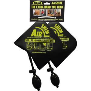 Calculated Industries AIRSHIM 1192 Air Shim Inflatable Pry Bar and Leveling Tool; 300 LB Rating; Contractor-Grade Alignment Pump Wedge,Green Calculated Industries AIRSHIM 1192 Air Shim Inflatable Pry Bar and Leveling Tool; 300 LB Rating; Contractor-Grade Alignment Pump Wedge,Green