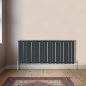 NRG Horizontal 600x1428mm Double Flat Panel Column Designer Bathroom Central Heating Radiator Anthracite NRG Horizontal 600x1428mm Double Flat Panel Column Designer Bathroom Central Heating Radiator Anthracite