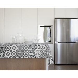 GEMITEX Tradition Tablecloth Plush, Waxed, Waterproof and Stain Resistant Decoration 4126 Majolica Grey, Ideal for Rectangular Tables for 10/12 People, 140 x 240 cm, Made in Italy, Finished with GEMITEX Tradition Tablecloth Plush, Waxed, Waterproof and Stain Resistant Decoration 4126 Majolica Grey, Ideal for Rectangular Tables for 10/12 People, 140 x 240 cm, Made in Italy, Finished with