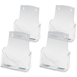 Sigel LH112 Table-Top Literature Holder, for A5, uv resistant acrylic, clear, 4 Pieces Sigel LH112 Table-Top Literature Holder, for A5, uv resistant acrylic, clear, 4 Pieces