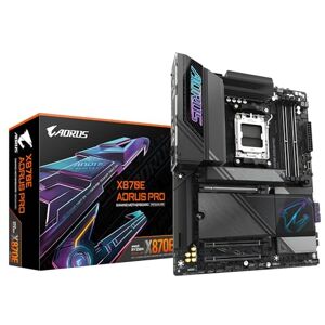 Gigabyte X870E AORUS PRO Motherboard Supports AMD Ryzen 9000 CPUs, 16+2+2 Phases Digital VRM, up to 8000MHz DDR5 (OC), 3xPCIe 5.0,Wi-Fi 7, 2.5GbE LAN, USB 4 Gigabyte X870E AORUS PRO Motherboard Supports AMD Ryzen 9000 CPUs, 16+2+2 Phases Digital VRM, up to 8000MHz DDR5 (OC), 3xPCIe 5.0,Wi-Fi 7, 2.5GbE LAN, USB 4