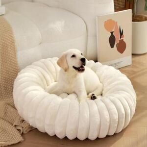 GC GAVENO CAVAILIA Fluffy Small Dog Bed Soft Waterproof Pet Bed Cushion for Small Dogs & Cats (50x50x10 cm),Cozy Polyester Donut Bed Cuddler with Non-Skid Bottom Indoor Puppy& Kitten Beds, Cream GC GAVENO CAVAILIA Fluffy Small Dog Bed Soft Waterproof Pet Bed Cushion for Small Dogs & Cats (50x50x10 cm),Cozy Polyester Donut Bed Cuddler with Non-Skid Bottom Indoor Puppy& Kitten Beds, Cream