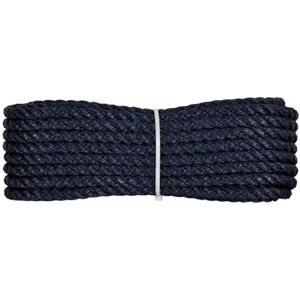 Corderie Italiane 6001034 – Hawser 00, 08 mm-20 MT, Blue, Colour: White Corderie Italiane 6001034 – Hawser 00, 08 mm-20 MT, Blue, Colour: White