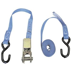 Kerbl Eurofarm 3762 Lashing Strap Two-Piece 4 m with Ratchet with PVC S-Hook 800 kg Kerbl Eurofarm 3762 Lashing Strap Two-Piece 4 m with Ratchet with PVC S-Hook 800 kg