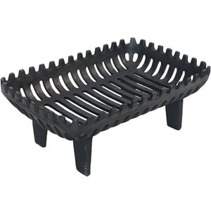 Relaxdays Fire Grate, Log Rack for Fireplace, HWD: 16 x 42 x 28 cm, Sturdy, Heavy, Grate with Legs, Cast Iron, Black Relaxdays Fire Grate, Log Rack for Fireplace, HWD: 16 x 42 x 28 cm, Sturdy, Heavy, Grate with Legs, Cast Iron, Black