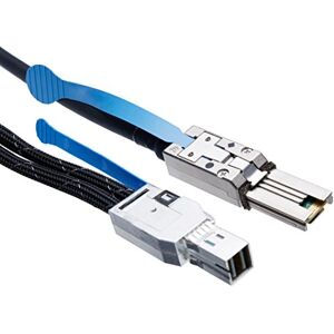 HP 716191-B21 Mini-SAS high density to mini-SAS SAS external cable 26 pin 4x Shielded Mini MultiLane SAS (SFF-8088) (M) 36 pin 4x Mini SAS HD (SFF-8643) (M) 2 m for Modular Smart Array 2040 HP 716191-B21 Mini-SAS high density to mini-SAS SAS external cable 26 pin 4x Shielded Mini MultiLane SAS (SFF-8088) (M) 36 pin 4x Mini SAS HD (SFF-8643) (M) 2 m for Modular Smart Array 2040