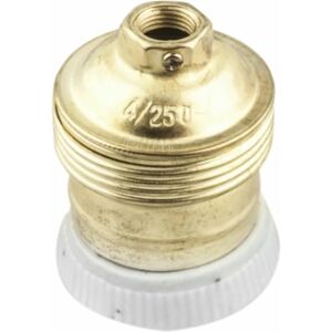 Zarivy Lampholder brass and porcelain lamp holder, compatible with E27 bulbs, elegant and durable design. Ideal for any environment.* Zarivy Lampholder brass and porcelain lamp holder, compatible with E27 bulbs, elegant and durable design. Ideal for any environment.*