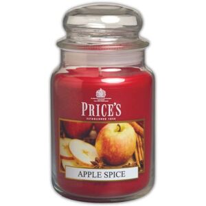Price's Apple Spice Large Jar Candle Sweet, Delicious, Quality Fragrance Long Lasting Scent Up to 150 Hour Burn Time Price's Apple Spice Large Jar Candle Sweet, Delicious, Quality Fragrance Long Lasting Scent Up to 150 Hour Burn Time