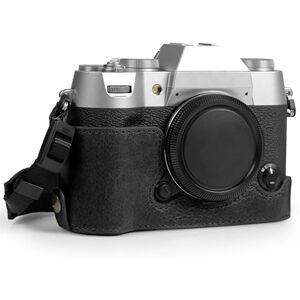 MegaGear Ever Ready Genuine Leather Half Camera Case Compatible with Fujifilm X-T50 (Black) MegaGear Ever Ready Genuine Leather Half Camera Case Compatible with Fujifilm X-T50 (Black)