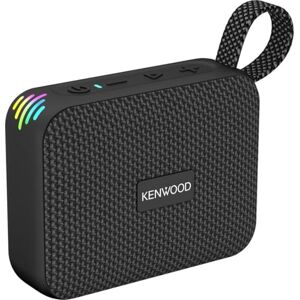 Kenwood AS-60BT-B Portable Bluetooth Speaker 5W with TWS Stereo, IPX7 Waterproof, Passive Radiator, LED Effect, Rechargeable Battery up to 8.5 h, Compact and Lightweight Design, 10 m Connection, Black Kenwood AS-60BT-B Portable Bluetooth Speaker 5W with TWS Stereo, IPX7 Waterproof, Passive Radiator, LED Effect, Rechargeable Battery up to 8.5 h, Compact and Lightweight Design, 10 m Connection, Black